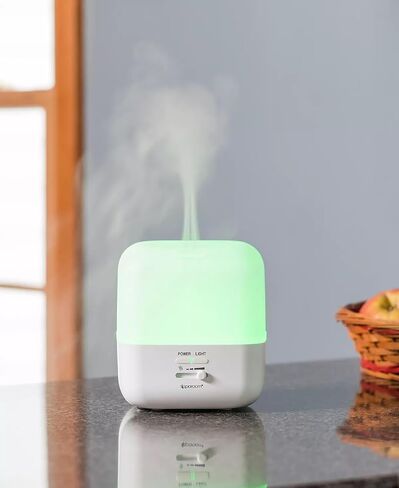 SpaRoom GuardianAir Humidifier Aromatherapy Ultrasonic Misting Essential Oil Diffuser with Adjustable Mist, 400 mL Water Capacity in Saudi Arabia