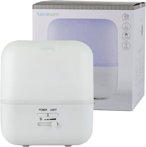 SpaRoom GuardianAir Humidifier Aromatherapy Ultrasonic Misting Essential Oil Diffuser with Adjustable Mist, 400 mL Water Capacity in Saudi Arabia