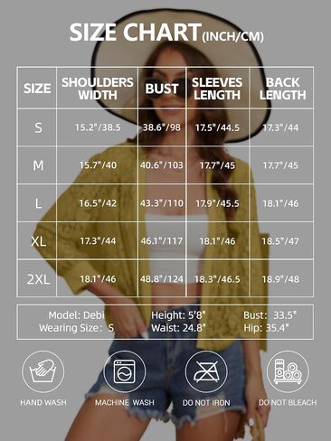 Tanou Women's 2024 Summer Floral Lace Shrug Cardigans Lightweight 3/4 Sleeves Ribbed Crochet Bolero Jackets Sweater Tops in Saudi Arabia