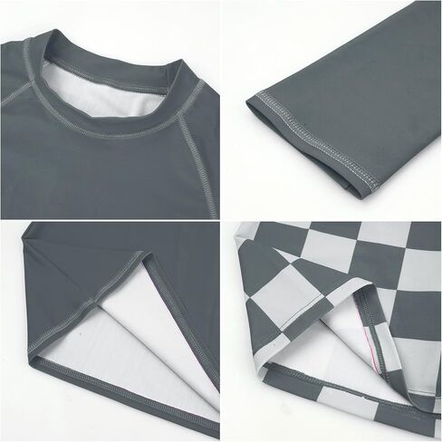 طقم ملابس سباحة للأولاد من Owntop مكون من قطعتين، بدلة استحمام مع سترة للطفح الجلدي وسروال للحدائق المائية، ودروس السباحة in Kuwait