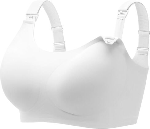 Angelhood Seamless Nursing Bra for Women Wire Free Full Coverage Nursing Bra T-Shirt Bra with Extra Extender in Saudi Arabia