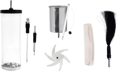 EISCO Electrostatics Kit, 7 Pieces - Designed to be Used with Van De Graaff & Wimshurst Machines in Saudi Arabia