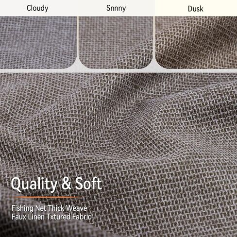 100% Blackout Shield Blackout Curtains 84 Inch Length 2 Panels Set Blackout Curtains for Bedroom Thermal Curtains for Summer Textured Room Darkening Curtains for Living Room,W50 X L84,Mocha in Saudi Arabia