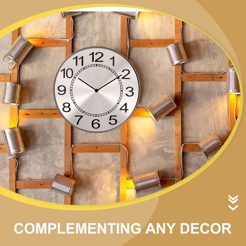 jojofuny Aluminum Silver Wall Clock Face for DIY, Wall Clock Dial DIY Clock Dial Plate Replacement Clock Dial Digital Clock Dial Clock Accessory Rose Gold in Saudi Arabia