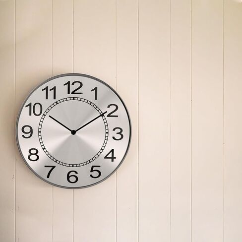 jojofuny Aluminum Silver Wall Clock Face for DIY, Wall Clock Dial DIY Clock Dial Plate Replacement Clock Dial Digital Clock Dial Clock Accessory Rose Gold in Saudi Arabia