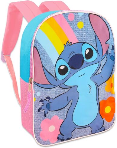 Disney Stitch Travel Backpack with Lunch Box - Bundle of Large Lilo & Stitch Backpack, Stitch & Angel Lunch Bag, & More | Stitch Travel Bags for Girls in Saudi Arabia