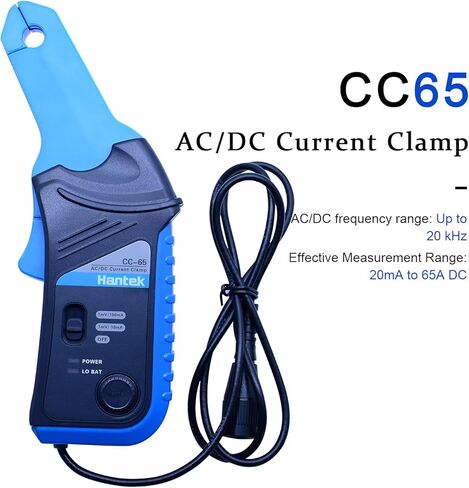 مشبك تيار متردد/تيار مستمر لراسم الذبذبات 20 كيلو هرتز عرض النطاق الترددي 1 ميجا فولت/10 مللي أمبير 65 أمبير مع قابس BNC (CC-65) in Kuwait