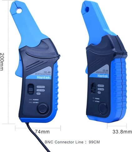 مشبك تيار متردد/تيار مستمر لراسم الذبذبات 20 كيلو هرتز عرض النطاق الترددي 1 ميجا فولت/10 مللي أمبير 65 أمبير مع قابس BNC (CC-65) in Kuwait