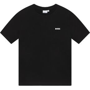 BOSS Boys Short Sleeve T-Shirt, Chest Logo