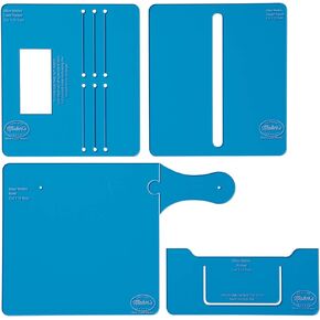 Weaver Leather Zippered Wallet, Blue