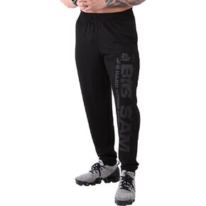Men's Loose Fit Sweatpants, Flowing Fabric, Flexible Gym Workout Bodybuilding Active Pants with Pockets