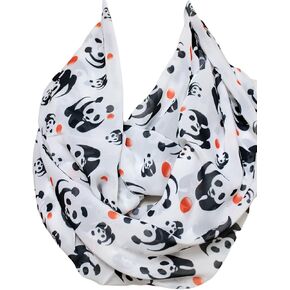 Panda Infinity Scarf White cute animal accessories