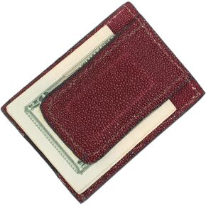 Genuine Stingray Skin Magnetic Money Clip Wallet