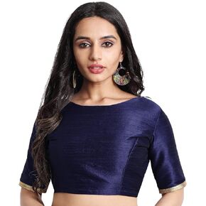Readymade Indian Party Wear Bollywood Style Crop Top Choli Saree Blouse For Women