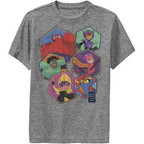 Disney Hero 6 Series Big Six Hex Boys Short Sleeve Tee Shirt