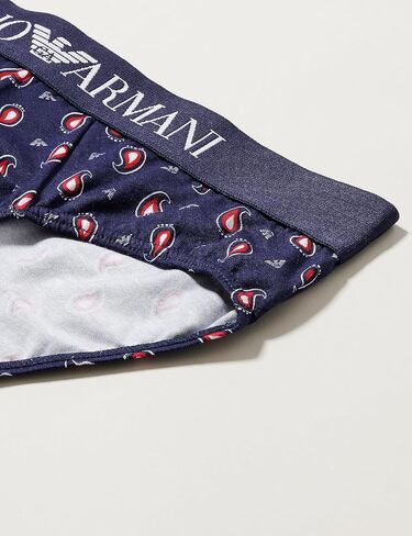 Emporio Armani Men's Classic Pattern Mix Brief in Saudi Arabia