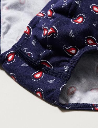 Emporio Armani Men's Classic Pattern Mix Brief in Saudi Arabia