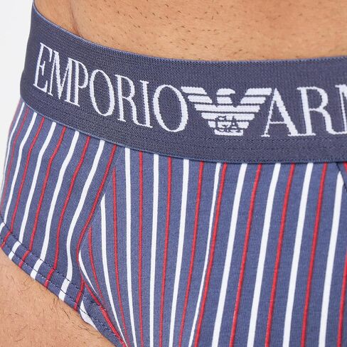 Emporio Armani Men's Classic Pattern Mix Brief in Saudi Arabia