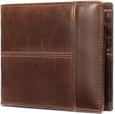 LazyHands Wallet for Men’s Genuine Leather Bifold RFID Wallet Gift for Men in Saudi Arabia