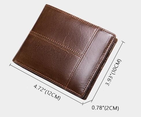 LazyHands Wallet for Men’s Genuine Leather Bifold RFID Wallet Gift for Men in Saudi Arabia