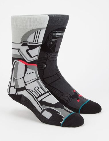 Stance First Order Socks Dark Grey Mens Large (9-12) in Saudi Arabia