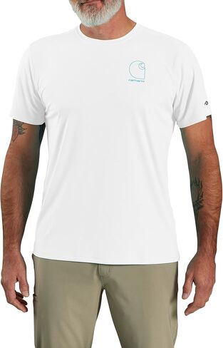 Carhartt Men's Force Sun Defender™ Lightweight Short-Sleeve Logo Graphic T-Shirt in Saudi Arabia