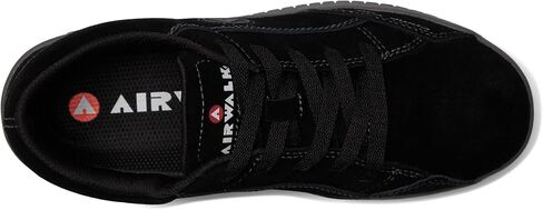 Airwalk Camino Low Top Composite Toe Women’s Industrial Work Shoes, Black/Grey, Size 8.5, Wide, Comfortable & Light Work Shoes for Women, Electric Hazard, Slip Resistant in Saudi Arabia