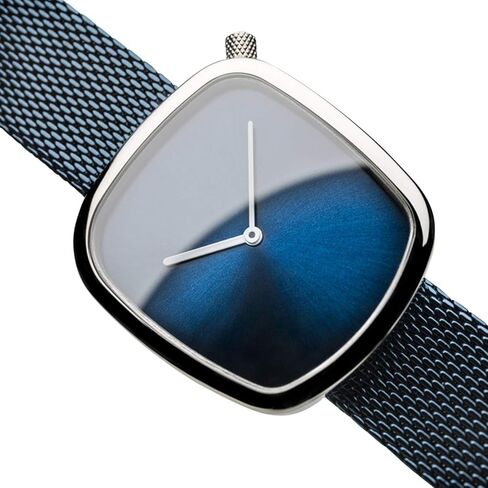 ساعة بيرينغ للنساء انالوج كوارتز بيبل كوليكشن بسوار ستانلس ستيل وكريستال الياقوت 18034-XXX in Kuwait