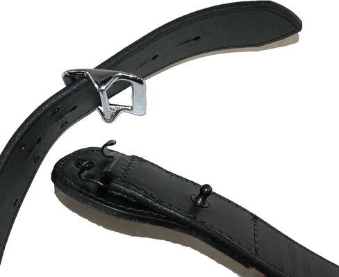 Boston Leather Men's Fully Lined Sam Browne Leather Work Belt in Saudi Arabia