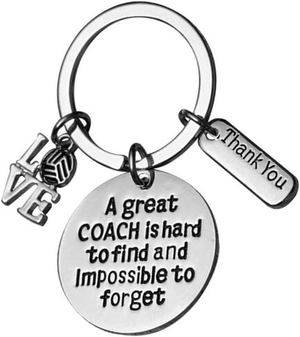 Infinity Collection Volleyball Coach Keychain, Coach Gifts, Stainless Steel Coach Key chain in Kuwait
