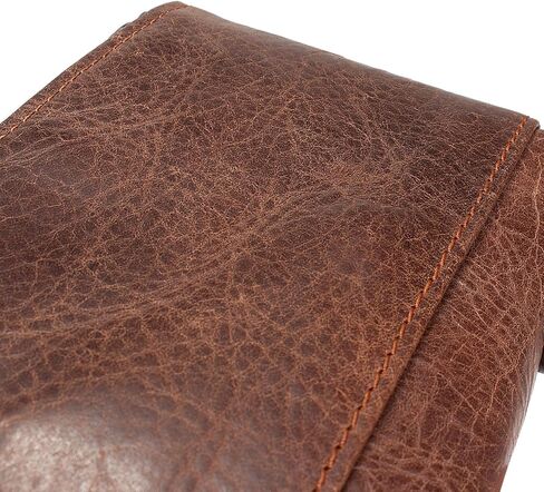 محافظ SUMGOGO للرجال والأولاد من الجلد بمحفظة صغيرة قابلة للطي وحامل بطاقات وجيب بسحاب مزدوج ومحفظة عملات رفيعة (أصفر) in Kuwait