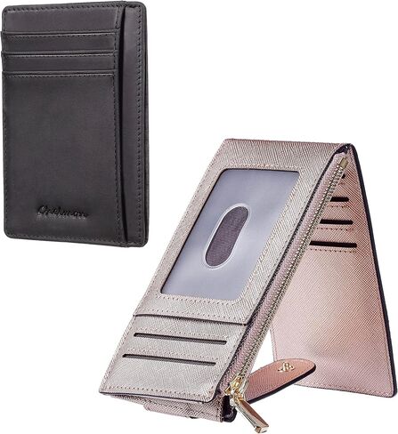 حافظة بطاقات Chelmon Bifold متعددة ومحفظة جيب أمامية رفيعة بتقنية RFID in Kuwait