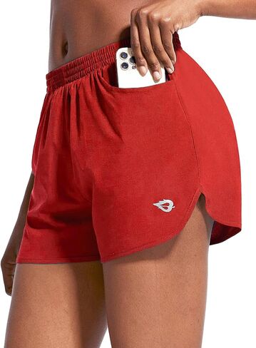 BALEAF Women's 3" Running Athletic Shorts Quick Dry Lightweight Gym Workout Shorts with Pockets in Saudi Arabia