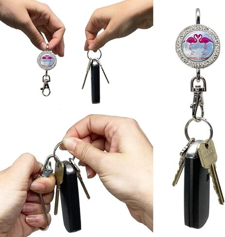 Women’s Key Finder, Key Holder, Key Ring, Cute Keychain, Accessories, Car Keys, Key Hook, Bling in Saudi Arabia