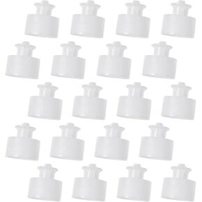 HEMOTON 20Pcs sports bottle cap water bottle sippy top Soda Can Lids twisted bottle lid pouch cups Push Replacement screw wine gifts Portable Water Bottle Caps appendix toddler major