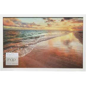 Gallery Solutions 11x17 White Wood Wall Poster Frame in Kuwait