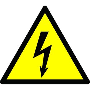 2x1.746 inch 100PCS High Voltage Warning Labels Caution Risk Shock Danger Electric Hazard Stickers