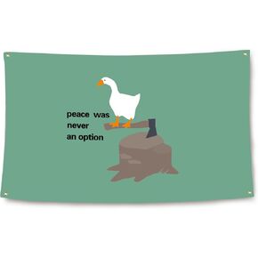 knuvkon Peace Was Never an Option Meme Tapestry 3x5 Ft Funny Tapestry for College Dorm Decor Teen Guys Girls Bedroom Living Room Dorm Home Indoor Wall Decorations