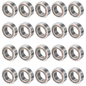 uxcell 20pcs MR95ZZ 5mmx9mmx3mm Double Shielded Miniature Deep Groove Ball Bearing