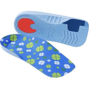 3/4 Over-Pronation Corrective Shoe Insoles, Medium Arch Supports Orthotics Inserts for Flat Feet, Knee Pain, Lower Back Pain, Improve Walking Posture, Men Women for Everyday Use-L