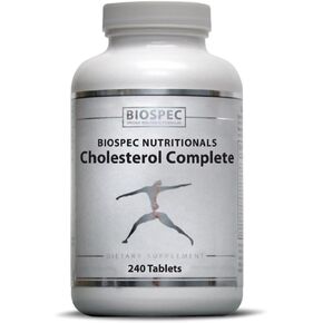 Cholesterol Complete - Natural Cholesterol Support for Cardiovascular and Heart Health* - Red Yeast Rice, CO-Q-10, Hawthorn, Magnesium (240 Tablets)