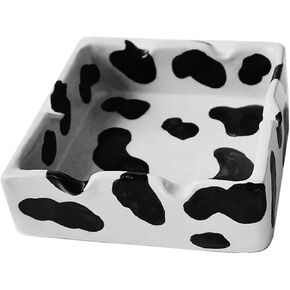 Silicone cow pattern print ashtray