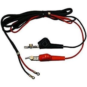 AST Labs Butt Set Line Cord Angled Bed of Nails ABN Alligator Clip to Ring Terminal for TS22, etc. (1.5m / 59")
