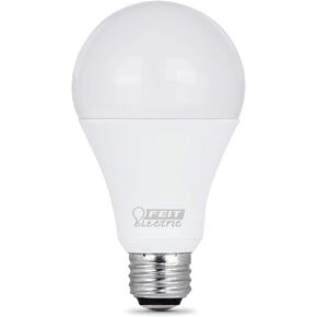 Feit Electric 150W LED Light Bulb, Adjustable Wattage 50/100/150 Equivalent, A21 LED Bulb, Non Dimmable, 22 Year Life, 2200 Lumen, 2700k Soft White, Bright LED Light Bulb, A50/150/927CA