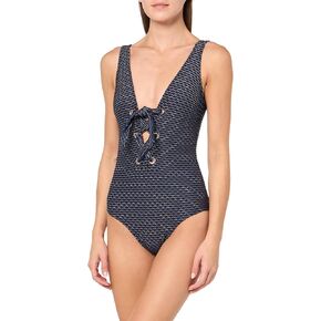 Shoshanna Women's Standard Lace Up One Piece