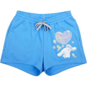 Bioworld Cinnamoroll Heart Women's Blue Sweat Shorts