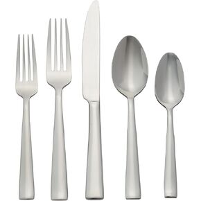 Oneida H147020A Monolith 20 Piece Everyday Flatware, 18/0 Stainless Steel, Silverware Set (Service for 4)