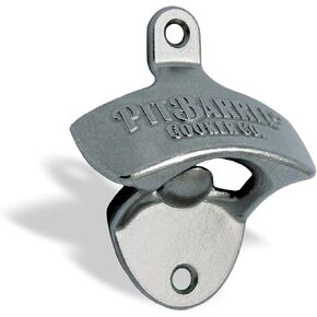 Pit Barrel Cooker Bottle Opener | Stainless Steel Wall Mount Bottle Opener | Install Indoors, Outdoors or Attach to Pit Barrel Grill | Stainless Steel
