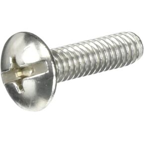 831451 1/4-20 x 1-Inch Stainless Steel Truss Head Combo Machine Screw, 100-Pack