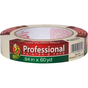 Duck Brand Professional Painter's Tape, 1.88 Inches by 60 Yards, Beige, Single Roll (1361966)